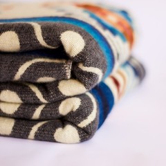 ALPACA WOOL BLANKET THROW XL KING 90×75 REVERSIBLE THICK & WARM HANDMADE ECUADOR
