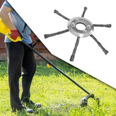 Wire Grass Trimmer Head Lawn Mower Brush Cutter Weed Eater Trimmer 6 Blades 7in