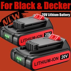 2Pack 20V Lithium-ion 2AH Battery for BLACK+DECKER 20 Volt LBXR20 LBX20 LB20 USA