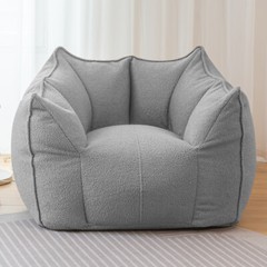 Single/Loveseat Giant Bean Bag Chair Comfy Lounge Lazy Floor Sofa for Adults