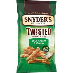 Delicious 12 Oz Sour Cream & Onion Pretzel Sticks – Perfect Anytime Snack