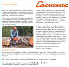CANNON SUPER BAR — THE BEST BAR, BAR NONE! MADE IN CANADA