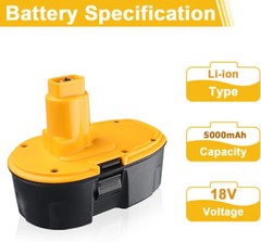 2PACK 18V For Dewalt 18 VOLT XRP Ni-MH 4.8Ah Battery DC9099 DC9096 DC9098 NEW