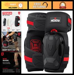 Heavy Duty Knee Pads for Men – Construction, Ankle Support, Anti-Slip Cap, Gel P