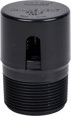 1.5″ NPT In Line Vent ABS Black Plumbing Air Admittance Valve Drain Vent