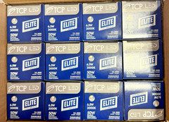 12-LED TCP Lighting LED712VMR16830KFL MR16 500 Lumen Elite 3000K Flood 7W