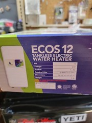 EcoSmart ECOS 12 Tankless Electric Water Heater 240V, 12 kW. FreeShipL48