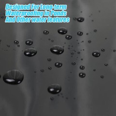 Pond Liner Pond Liners 17′ x 20′ 4.7 Mil Waterproof Fish Pond Liner