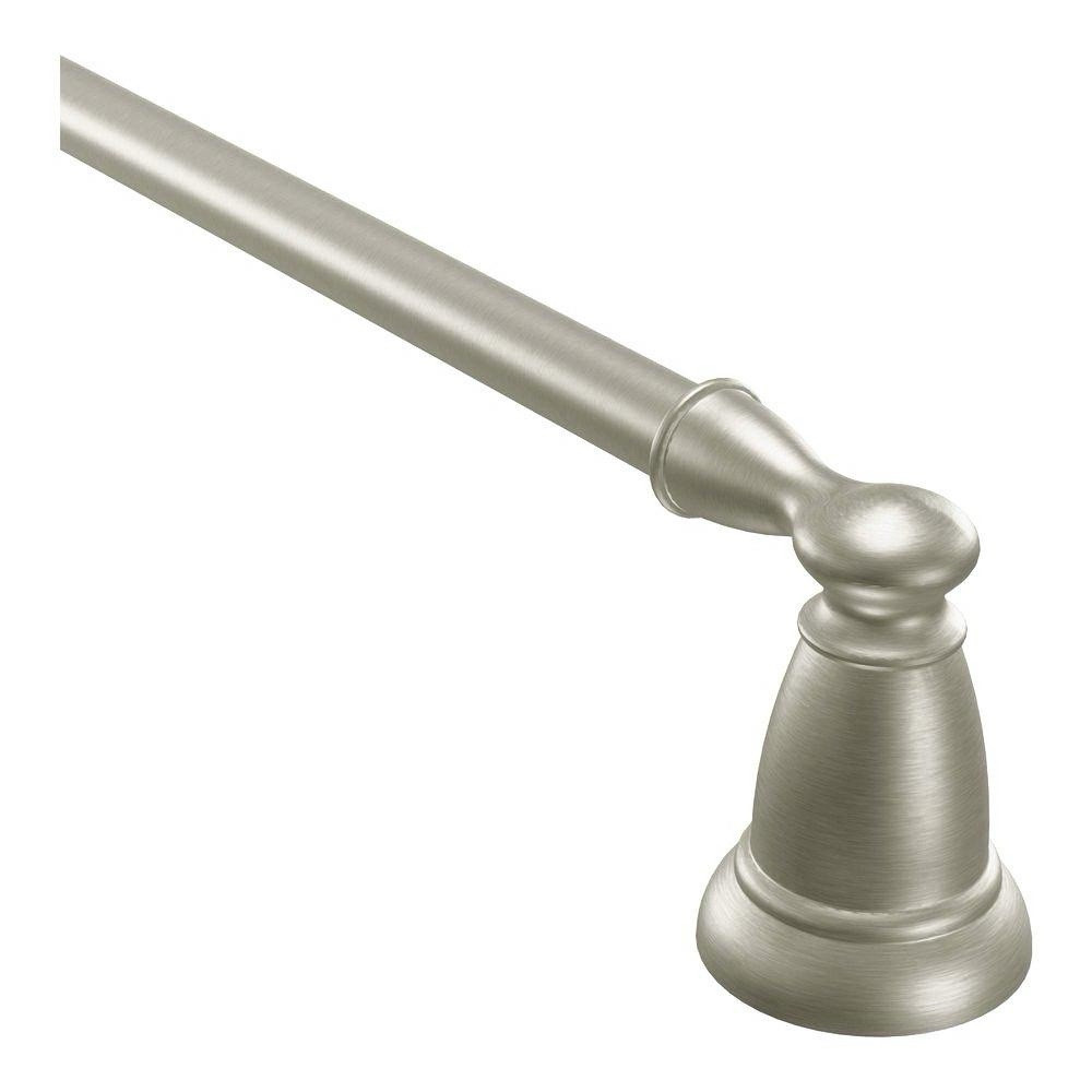 MOEN Banbury 24 in. Towel Bar in Spot Resist Brushed Nickel Y2624BN