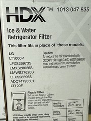 Lot Of 3 HDX EQL-1-S Refrigerator Water Filter Replacements for LG LT1000P NEW