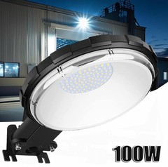 100W LED Barn Yard Street Outdoor Garden Security Light Dusk to Dawn Flood Light