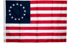 3×5 Embroidered Betsy Ross USA 250 YEARS 1776-2026 200D Sewn Nylon Flag Banner