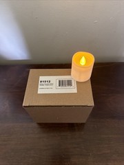 LUMABASE 1.5 in. Warm White Votive LED Candles – (12) Flickering Votives Per Box