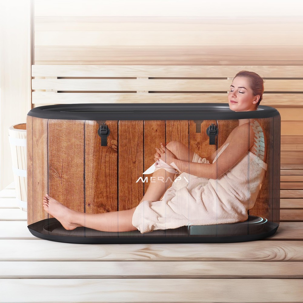 XL 170 Gal Cold Plunge Tub with Cushion, Upgraded Ice Bath Tub for Athletes -…