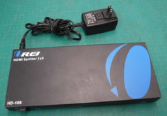 OREI HD-108 8 Port 1×8 1 In 8 Out HDMI Splitter Audio Video 1080P HD DVD REI