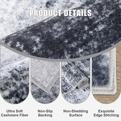 Elegant 5×7 Contemporary Rug – Machine Washable, Pet Friendly, Stain Resistant