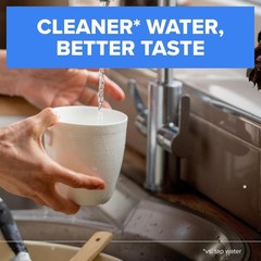 Brita Faucet Mount Water Filter System Chrome, No-Wait Filtration, Easy Install