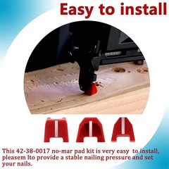 42-38-0017 No-Mar Pad Kit Fit Milwauke 2746-20 NailerTip And Milwauke 18ga Na…