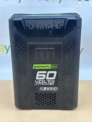 GreenWorks Pro 60-Volt Max 2.0 Amp Hours Rechargeable Lithium Ion- A2B3-9