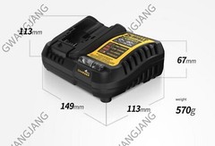 New DEWALT DCB1104 DCB115 12V – 20V MAX Li-Ion High Speed Charger 220V – 240V