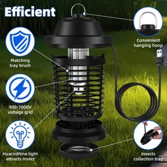 Electronic Bug Zapper Mosquito Killer Fly Trap Lamp,Electronic Fly Insect Trap