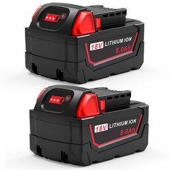 8.0AH Battery For Milwaukee For M18 18V Lithium-ion Extended Capacity 48-11-1860
