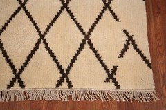 Modern Handmade Luxury Hand-Knotted Moroccan Wool Rugs for Any Room 4×6 ft