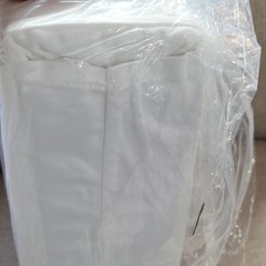 Hotel Signature Sateen Full 800TC 100% Cotton Sheet Set White Ultra Soft 6pc