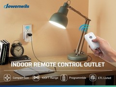 DEWENWILS Indoor Remote Control Electrical Outlet Plug Wireless On Off Switch
