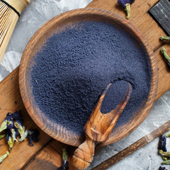 Butterfly Pea Powder India Organic Blue Tea Clitoria ternatea Bulk