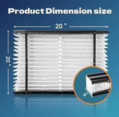 2-Pack 313 Filter Replacement for AprilAire Whole House Air Purifiers MERV 13