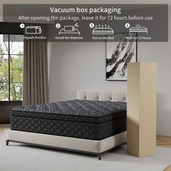 12″ 14″ Twin Full Queen King Mattress Gel Memory Foam Hybrid Spring in a Box