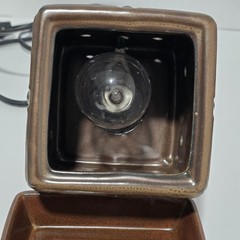 Scentsy Faith Cross Retired Full-Size Wax Warmer Model DSW-FAIT Christian Brown