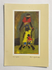 Still Together by Paul Nzalamba Greeting Card Framable Notecard 1999 Uganda Used