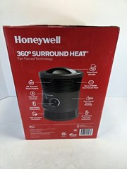 Honeywell HHF360V-1500W 360 Degree Surround Fan Forced Heater Black