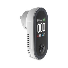 MOES Plug in Carbon Monoxide Detectors 3 in 1 CO/Temp/Humi Sensor Monitor Alarm