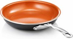 9.5 Inch Copper Non Stick Frying Pans Ceramic Non Toxic Frying Pans Nonstick