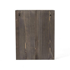 12.8 In. X 4.2 In. Gray Hanging Wood All Magazine Rack Holder, Mail Holder Organ