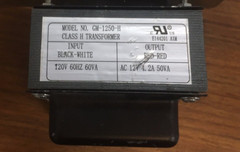 ETR12 120V 60hz 60VA AC 12V AC 4.2A 50VA CLASS H Magnetic Transformer