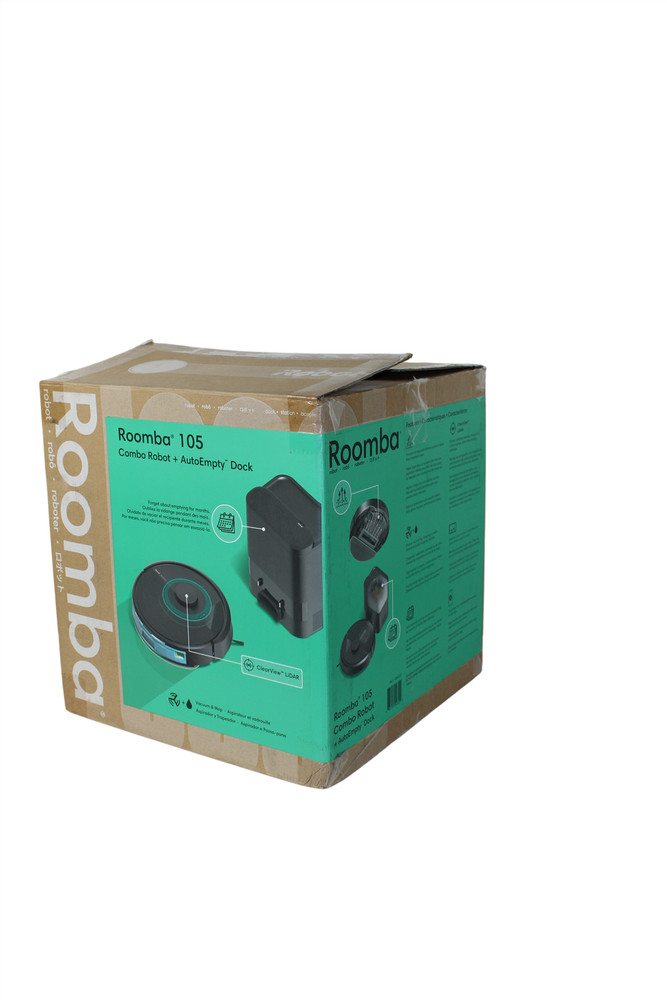 IRobot Roomba 105 Vac Robotic Vacuum +AutoEmpty Dock – Free Shipping