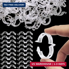 250PK Secured Plastic Plant Clip, Plant Support Clips, Garden Clips for Climbing