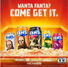 Fanta Strawberry Soda Fridge Pack, 12 Cans (12 fl oz Each) Sweet Fruity Soft Dri