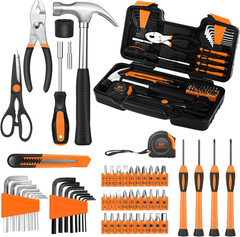 58-Piece Tool Kit Basic Home Repair Tool Set, General Household Hand Tool Kit,Sm