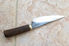 Crude – 5 Inch Premium Asian Carbon Steel Boning Chef Kitchen Knife, Sharp