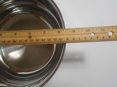 ALL – CLAD Stainless 8.5” 3qt Double Boiler Insert for 3-4-qt Sauce Pans/No Lid