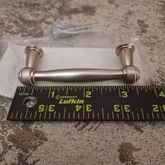 Goldenwarm Kitchen Cabinet Hardware 3″ Handles Pulls 27-Pack 3.5″ Nickel Silver