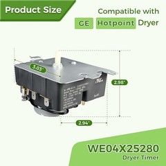 Dryer Timer For GE 5TX62E9ST1WS GTD33EASK0WW GTX22EASK1WW GTX33EASK1WW etc