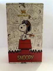 Stanley Peanuts Snoopy Woodstock Quencher H2.0 40oz White Yellow Handle Straw