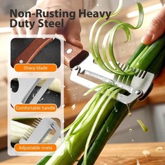 3-in-1 Vegetable Peeler 2026 Upgrade Multifunctional Stainless Steel for Kitchen