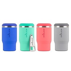 REDUCE 4-in-1 Stainless Steel Bottle and Can Insulator *No can opener included*